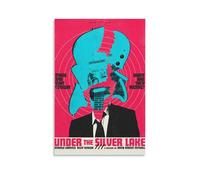 QUYEBRHFY Poster Under The Silver Lake - Décoration murale vintage - Poster de film - Décoration de chambre - 40 x 60 cm - Sans cadre