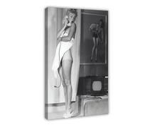 QUYHGAG Impression sur toile de Marilyn Monroe - Décoration murale pour salon, chambre à coucher - 20 x 30 cm