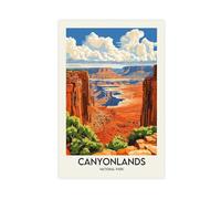 QUYHGAG Impression sur toile Gorge de Selly - Monument national - Décoration pour chambre à coucher, bureau, chambre - Cadeau - 60 x 90 cm