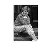 QUYHGAG Poster sur toile Princesse Diana pour décoration de chambre à coucher, bureau, chambre, cadeau 50 x 75 cm