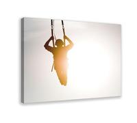 QUYHGAG Poster sur toile représentant un parachutiste de l'armée britannique - Décoration murale pour salon, chambre à coucher - 60 x 90 cm