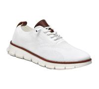 QuyiFa Chaussures Oxford à Lacets, légères et Confortables pour la Marche décontractée, Chaussures urbaines WearReeze Breeze, Baskets en Maille pour Hommes, Chaussures d'affaires (Blanc,44)