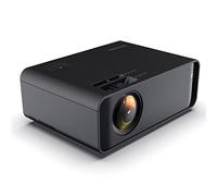 QUYNAGER QUYNAGER Projecteur Portable Noir Haute Définition Téléphone Portable Même Écran Projecteur Home Cinéma Projecteur (D