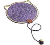 Quystetes 2 Pièces Corde de Coton Chat Griffoir Conseil Chat Griffoir Tapis Lit Tapis Griffe Aiguiseur Grattoirs pour Chat Meulage Tampon à Ongles, F