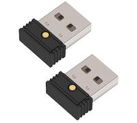 Quystetes 2Pcs USB Mouse Jiggler, IndéTectable Automatic Computer Mouse Mover Jiggler, Maintient L'Ordinateur éVeillé, Simule Le Mouvement de la Souris