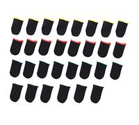 Quystetes 30 PièCes Couverture de Doigt pour le Couverture de Pouce Mobile Anti-Transpiration Respirant ContrôLeur de Ensemble de Couverture de Doigt pour