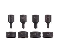 Quystetes 4 Pièces CH-70 Hydraulic Punch Day Set Set-High-Carbon Arey Round Hole Moule pour L'Estampage en Métal Fabrication