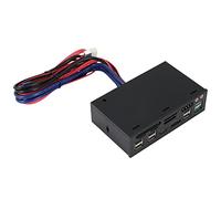 Quystetes 5.25" e- Dual USB 3.0 Six USB 2.0 Lecteur de Carte Multi-Fonctions du Panneau