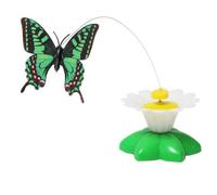 Quystetes A-Pet Toy Rotating Electric Flying Coloré Interactive Intelligence Training Rotating Funny Toys Facile à Utiliser