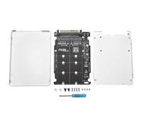 Quystetes Adaptateur M.2 SSD vers U.2 2 en 1 M.2 NVMe et Bus NGFF SSD vers PCI-E U.2 SFF-8639 Adaptateur PCIe M2, avec coque