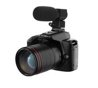 Quystetes Appareil photo numérique professionnel HD 4K Caméra numérique WIFI avec zoom 16X Caméra de vision nocturne avec microphone