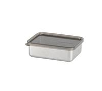 Quystetes Boîte de rangement alimentaire en acier inoxydable avec couvercle étanche pour accessoires de cuisine 400 ml