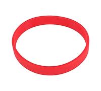Quystetes Bracelet élastique en caoutchouc de silicone Rouge