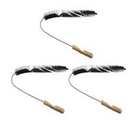 Quystetes Brosse de nettoyage pour séchoir à linge, pas besoin de démonter et de laver, outil de machine à laver, brosse à tuyau à long manche