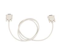 Quystetes Câble adaptateur VGA DB15 mâle vers RS232 DB9 broches mâle/câble d'extension graphique vidéo (blanc, 1,4 m)
