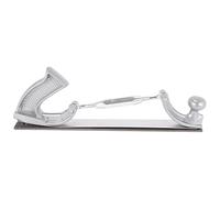 Quystetes Cadre réglable en acier à dents fraisées pour carrosserie de voiture - Support de lime en acier - Taille M