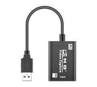 Quystetes Carte de capture vidéo vers USB 3.0 Full HD 1080p 4K Capture Card Live Streaming et enregistrement