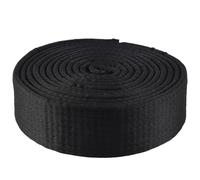 Quystetes Ceinture souple pour arts martiaux TaeKwonDo Noir