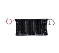 Quystetes Clip a Ressort Noir 4 x 1.5V D Taille Batterie Batteries Support Case
