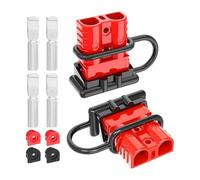 Quystetes Connecteur Anderson, batterie 120 A, calibre 2-6, connexion 12 V-36 V, câble de batterie Anderson à connexion (lot de 2)