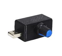 Quystetes Contrôleur de vitesse de ventilateur USB 5 V - Module de régulation de tension - Contrôleur de vitesse du moteur - Interface USB-A - Interrupteur de commande de dissipateur thermique
