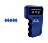 Quystetes Duplicateur d'identification de proximité 125 kHz pour HID, AWID, cartes /porte-clés, graveur RFID portable, 5 porte-clés inscriptibles B