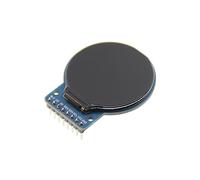 Quystetes Écran LCD TFT Pleine Vue IPS de 1,28 Pouce avec Port Série SPI et Résolution de 240X240, Module D'Écran Couleur LCD Rond, Module D'Écran Couleur