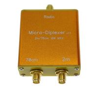 Quystetes Filtre Duplex Diplexeur de Type Mini 10 W V/U 2 M 70 Cm, Utilisé à Placer Entre L'Émetteur et L'Antenne (avec Coque)