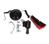 Quystetes Generateur de Dynamo a Friction de Bicyclette motorise Feu Arriere avec Accessoires