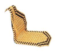 Quystetes Housse de Siège de Coussin D'Été de Voiture en Bois Frais, Housse de Siège en Perles de Bois, Housse de Chaise de Coussin de Massage, Voiture, Bureau, Maison, Universelle,