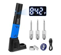 Quystetes Kit de fer à souder sans , affichage numérique LDE, fer à souder rechargeable par USB pour petits projets de soudure, bricolage