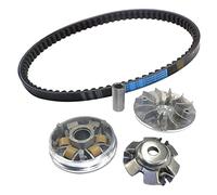 Quystetes Kit de transmission d'embrayage de moteur de moto avec courroie avant pour GY6 125 cc 150 cc scooter moto ATV GO KART