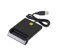Quystetes Lecteur de carte à puce portable universel pour carte bancaire ID DNIE ATM IC lecteur de carte SIM pour téléphones Android et tablettes