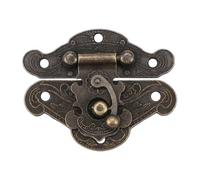Quystetes Loquet décoratif rétro vintage en bois pour boîte à Taille M