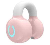 Quystetes Lot de 1 oreillette Bluetooth de sport type clip d'oreille non intra-auriculaire stéréo ultra longue veille facile à utiliser Rose
