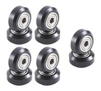 Quystetes Lot de 10 grandes poulies en plastique avec roulement pour imprimante 3D
