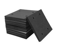 Quystetes Lot de 10 tapis de ponçage auto-adhésifs en mousse pour ponceuse 4510