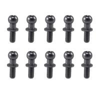 Quystetes Lot de 10 vis à billes hexagonales en métal M3 pour TT01 TT02 D5 1/10 RC Drift Car Spare Parts Universel, argent