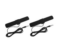 Quystetes Lot de 2 antennes HDTV d'intérieur portables - Antenne TV numérique 4K avec portée de 1600 km