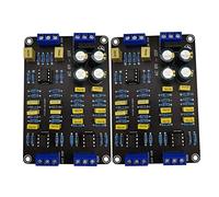 Quystetes Lot de 2 filtres multisegments actifs à 2 voies avec pré-puce NE5532 pour audio modifié
