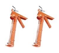 Quystetes Lot de 2 outils de calfeutrage, rapport de poussée 10:1, outil de calfeutrage anti-goutte, outil de calfeutrage manuel pour colle à verre et colle en silicone