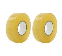 Quystetes Lot de 2 rouleaux de adhésif transparent multifonction pour protège-tibias et chaussettes de sport 2,4 cm x 28 m
