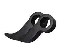 Quystetes Lot de 2 têtes d'adaptateur pour pied-de-biche - Demi-arbre épais amélioré - Outils de réparation