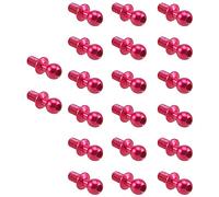 Quystetes Lot de 20 vis à billes hexagonales en métal M3 pour TT-01 TT-02 D4 D5 1/10 RC Drift Car Spare Parts Universal, 2