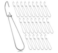Quystetes Lot de 24 crochets de suspension en métal de 18 cm pour la fabrication de patrons de couture