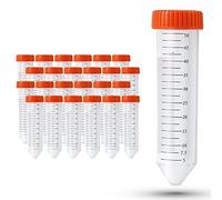 Quystetes Lot de 25 tubes à centrifuger coniques stériles avec vis faciles à utiliser 50 ml