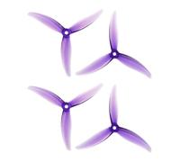 Quystetes Lot de 4 hélices MCK à 3 lames PC de 12,9 cm 2CW+2CCW pour drones FPV Freestyle Juicy Sbang Drones DIY Pièces E