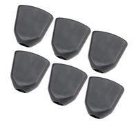 Quystetes Lot de 6 capuchons de chevilles d'accordage polis avec vis et rondelles pour guitares acoustiques et électriques, capuchon d'accordeur C