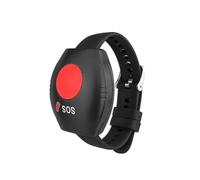 Quystetes Montre-bracelet avec télécommande émetteur, type de montre, bouton d'appel, télécommande sans , bouton d'urgence SOS 433 MHz