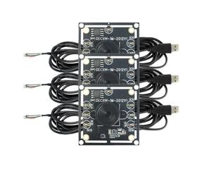 Quystetes Nouveau Module de Caméra 100 Degrés 3 Pièces 1MP OV9732 1280x720 USB Pilote Gratuit Mise au Point Manuelle, avec Câble de 2 Mètres pour WinXP/7/8/10